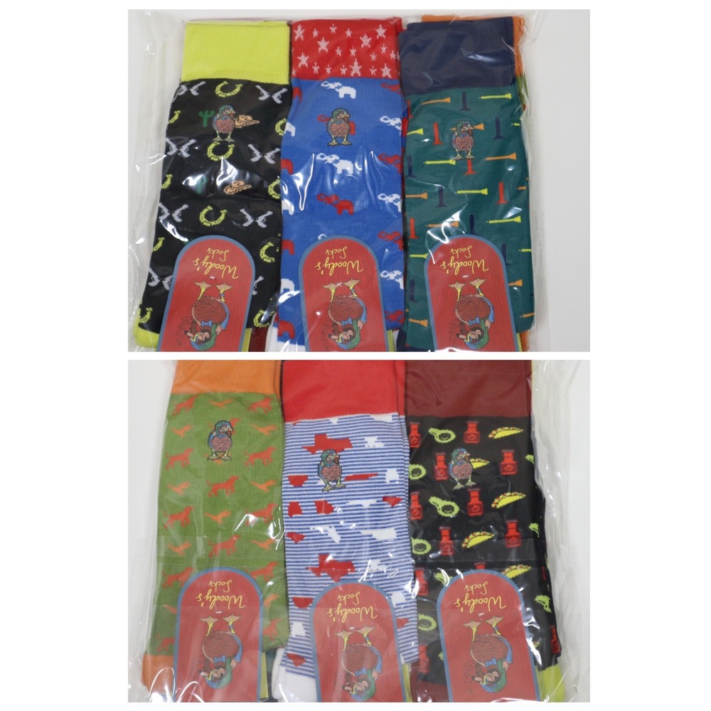 Woody's Men's 6 Pack of Socks‎